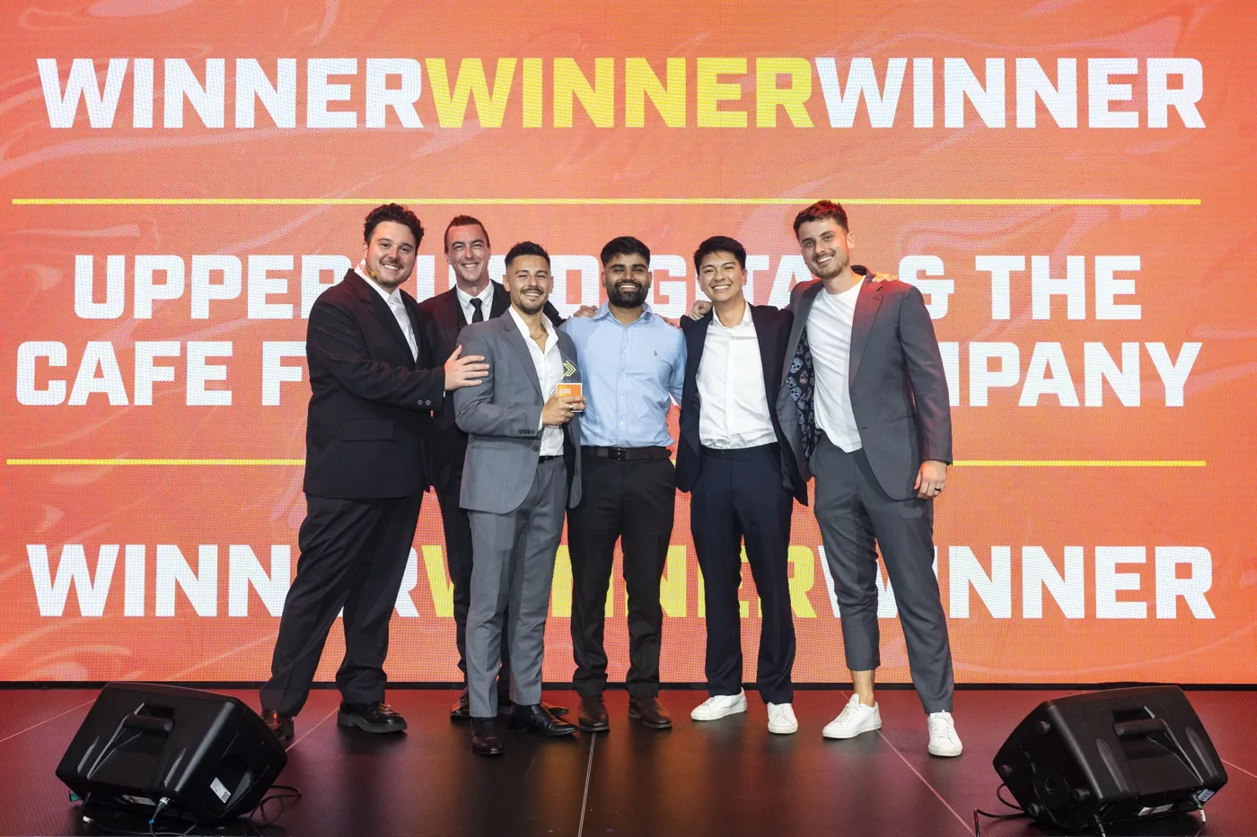 Uppercut Digital and The Cafe Furniture Company named winners on stage at the APAC Search Awards 2026